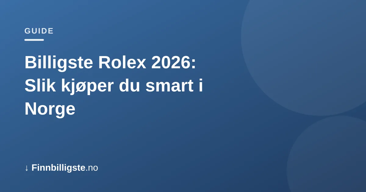 billigste Rolex